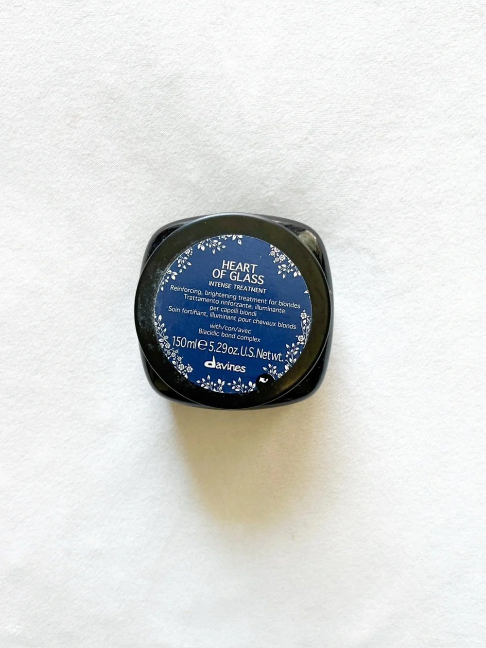 Davines Heart of Glass Intense Treatment - Navy Blue & Black
